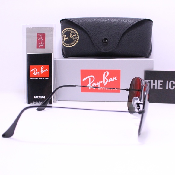  LAST ONE   RAYBAN 3025 002/58 POLARIZED BLACK - Picture 3 of 8